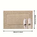 Minimalist Stripe Non-Slip Bath Mat – Soft, Quick-Drying Bathroom Rug for Cozy Comfort and Stylish Decor