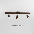 Minimalist Wooden Ceiling Lamp – Nordic Modular LED, Solid Wood, Warm or Cool White