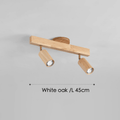 Minimalist Wooden Ceiling Lamp – Nordic Modular LED, Solid Wood, Warm or Cool White