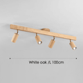Minimalist Wooden Ceiling Lamp – Nordic Modular LED, Solid Wood, Warm or Cool White