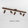 Minimalist Wooden Ceiling Lamp – Nordic Modular LED, Solid Wood, Warm or Cool White