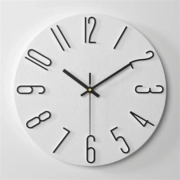 Minimalist | Modern Wall Clock - Frameless 3D Design With Silent Quartz Movement 1