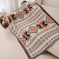 Mira Picnic Mat - Moroccan Boho Pattern, Soft Microfiber and Cotton Blend, Versatile Outdoor and Indoor Use