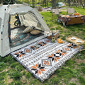 Mira Picnic Mat - Moroccan Boho Pattern, Soft Microfiber and Cotton Blend, Versatile Outdoor and Indoor Use