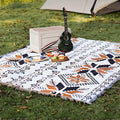 Mira Picnic Mat - Moroccan Boho Pattern, Soft Microfiber and Cotton Blend, Versatile Outdoor and Indoor Use
