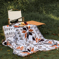 Mira Picnic Mat - Moroccan Boho Pattern, Soft Microfiber and Cotton Blend, Versatile Outdoor and Indoor Use