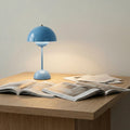Modern Dome Table Lamp – Sculpted Gloss Finish, Statement Bedside & Living Room Light