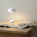 Modern Dome Table Lamp – Sculpted Gloss Finish, Statement Bedside & Living Room Light