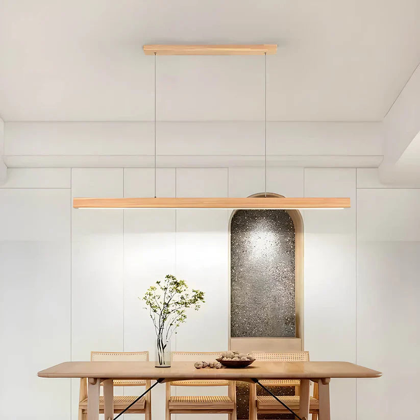 Modern Linear Pendant Light | Sleek Kitchen Pendant Lighting with Focused Illumination for Stylish Dining Areas 0