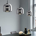 Modern Minimalist | Glass Pendant Light with Tinted Design & LED Technology | Elegant Hanging Light for Warm Ambiance 2
