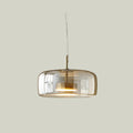 Modern Minimalist | Glass Pendant Light with Tinted Design & LED Technology | Elegant Hanging Light for Warm Ambiance 5