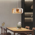Modern Minimalist | Glass Pendant Light with Tinted Design & LED Technology | Elegant Hanging Light for Warm Ambiance 9