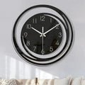 Modern Scandinavian | Wall Clock - Black Acrylic Design, Silent Mechanism 0
