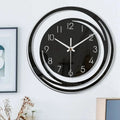 Modern Scandinavian | Wall Clock - Black Acrylic Design, Silent Mechanism 3