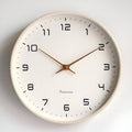 Modern Wall Clock Decor with Silent Quartz Movement and Natural Wood Frame – 30 cm Minimalist Design
