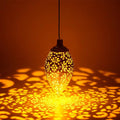 Moroccan Solar Garden Lantern – Weather-Resistant Outdoor Solar Lantern with Intricate Patterns for Patios and Gardens