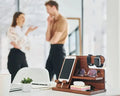 Multi-Function Desk Organizer with Phone Stand and Storage Tray – Tidy Desk Storage for Workspace Organization