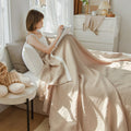 Multi-Layer Muslin Cotton Blanket – Six Breathable Layers for All-Season Comfort, Lightweight, Machine Washable, Available in Double, Queen, King