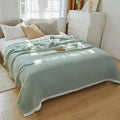 Multi-Layer Muslin Cotton Blanket – Six Breathable Layers for All-Season Comfort, Lightweight, Machine Washable, Available in Double, Queen, King