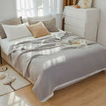 Multi-Layer Muslin Cotton Blanket – Six Breathable Layers for All-Season Comfort, Lightweight, Machine Washable, Available in Double, Queen, King