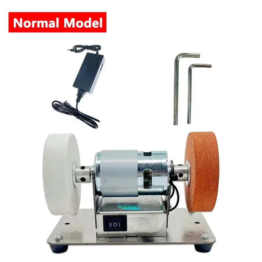 Multipurpose Mini Sharpener | Dual Wheel Bench Grinder 0