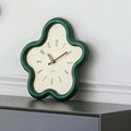 Nature's Touch | Wall Clock - 3D Floral Design With Silent Pendulum 1