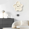 Nature's Touch | Wall Clock - 3D Floral Design With Silent Pendulum 3