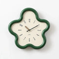 Nature's Touch | Wall Clock - 3D Floral Design With Silent Pendulum 7