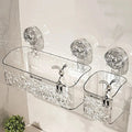 No Drill Organizer | Suction Cup Shower Shelf Design 1