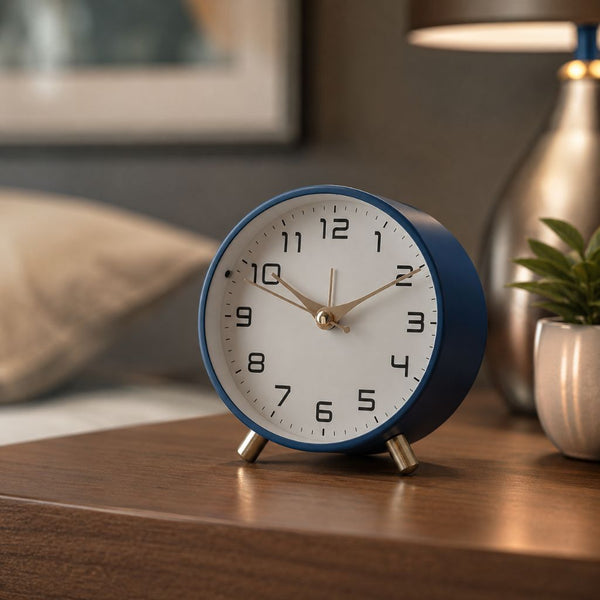 NordTime Collection | Silent Table Clock with Minimalist Design | Decorative Accent for Living Rooms 1