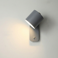 Nordic Adjustable Wall Lamp with Switch – Minimalist Cylindrical Sconce, Bedroom & Hallway