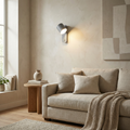 Nordic Adjustable Wall Lamp with Switch – Minimalist Cylindrical Sconce, Bedroom & Hallway