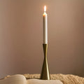 Nordic Brass Waist Candlestick Holder Set of 3 - Durable Iron with Lacquer Finish for Elegant Home Decor