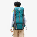 OutdoorPro | 70L Hiking Backpack - Water-Resistant Rain Cover Included 2