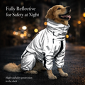 Outdoor Companion | Waterproof Dog Rain Jacket with Reflective Shell | Lightweight Design for All-Weather Comfort 2