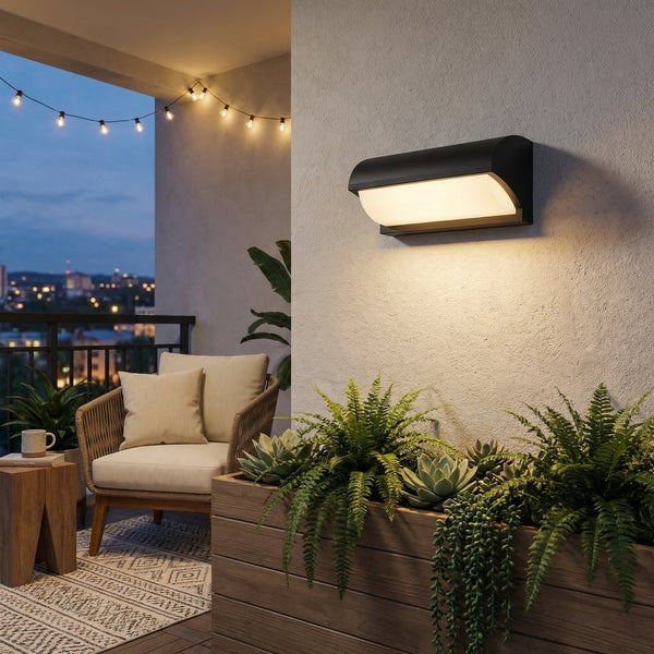 Outdoor LED Wall Light 22W – Modern Waterproof Garden & Patio Sconce