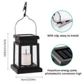 Outdoor Solar Lantern with Dusk-to-Dawn Sensor – Waterproof Garden Lantern Lights for Elegant Outdoor Decor