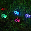 PawGlow Solar Garden Light – LED Paw Print Stake Light for Garden & Patio, Warm or Cool White