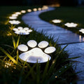 PawGlow Solar Garden Light – LED Paw Print Stake Light for Garden & Patio, Warm or Cool White