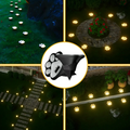 PawGlow Solar Garden Light – LED Paw Print Stake Light for Garden & Patio, Warm or Cool White