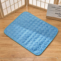 Pet Cooling Mat for Dogs and Cats with Rapid Cooling Technology and Plush Padding – Lightweight, Portable, Indoor/Outdoor Use