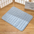 Pet Cooling Mat for Dogs and Cats with Rapid Cooling Technology and Plush Padding – Lightweight, Portable, Indoor/Outdoor Use