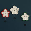 Petalux | 3D Floral Pendulum Wall Clock with Silent Sweep Movement - Decorative Bedroom Clock 3