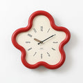 Petalux | 3D Floral Pendulum Wall Clock with Silent Sweep Movement - Decorative Bedroom Clock 6