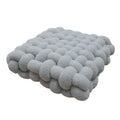 Plush Woven Knot Boucle Decorative Pillow, Lamb Velvet Throw Pillow for Couch and Bed, Cotton Filling, Soft and Cozy Home Decor