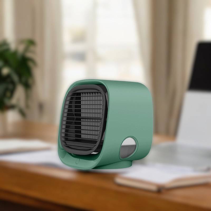 Portable 3-in-1 Mini Air Conditioner with Cooling, Humidifying, and Air Purifying Functions – Compact and Quiet USB Powered Design