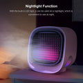 Portable 3-in-1 Mini Air Conditioner with Cooling, Humidifying, and Air Purifying Functions – Compact and Quiet USB Powered Design