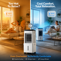 Portable Air Conditioner 13000 BTU 3-in-1 Cooling, Fan, Dehumidifier for Rooms up to 550 sq ft - Best Portable AC Unit