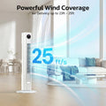 Portable Air Conditioner Tower with 4 Cooling Modes, Remote Control, 90-Degree Oscillation for Efficient Cooling in Small Spaces