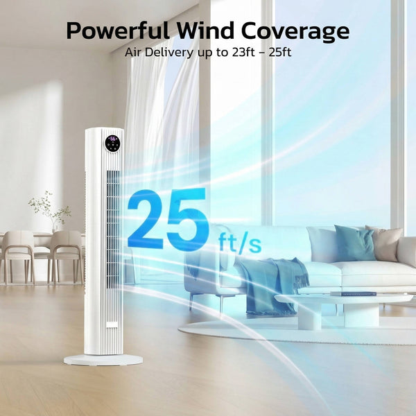 Portable Air Conditioner Tower with 4 Cooling Modes, Remote Control, 90-Degree Oscillation for Efficient Cooling in Small Spaces